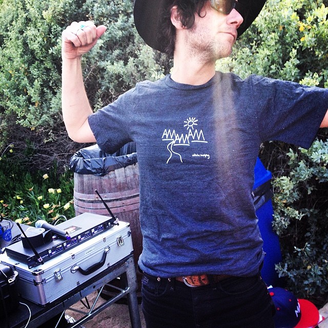 @firesidesound rockin an AM tee :) for the #lawaterkeepers fundraiser in Malibu! #cleanwater