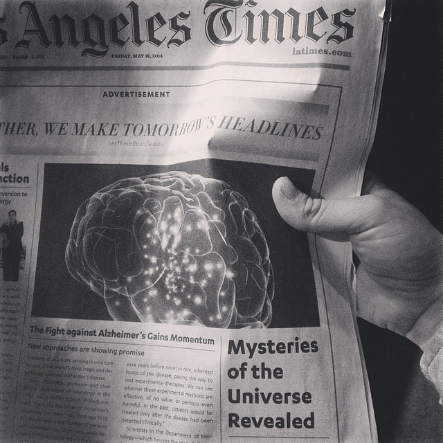 they make the headlines. the mysteries of the universe didn't make the cut, but at least it made front page! also, #what?