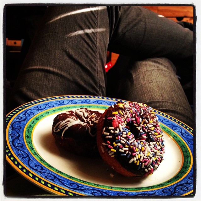 my sister loves me. and I have a donut problem. #happysunday