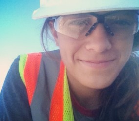 Alicia Murphy water sampling in LA