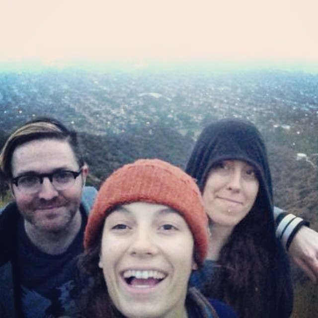 yesterday I went on a hike in the rain with these cool cats :) LA is some powerful sprawl...