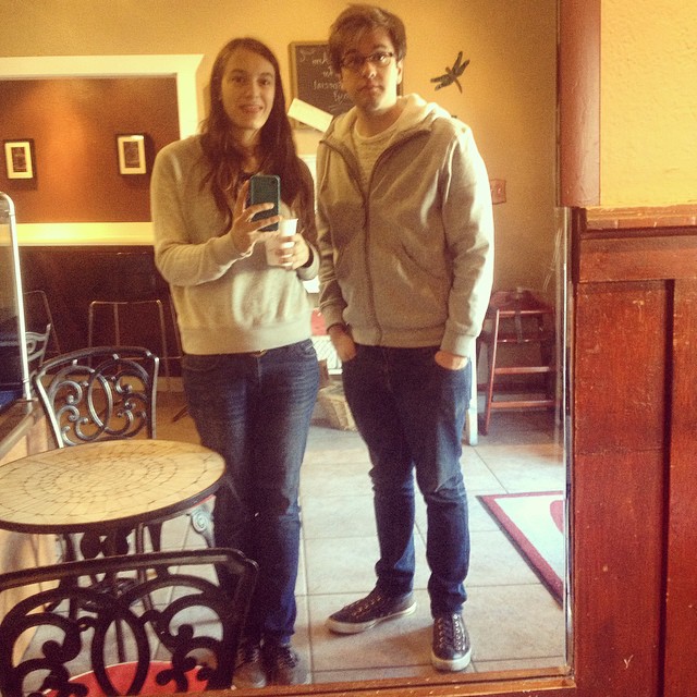 we are in pismo beach and we like it. #twinning