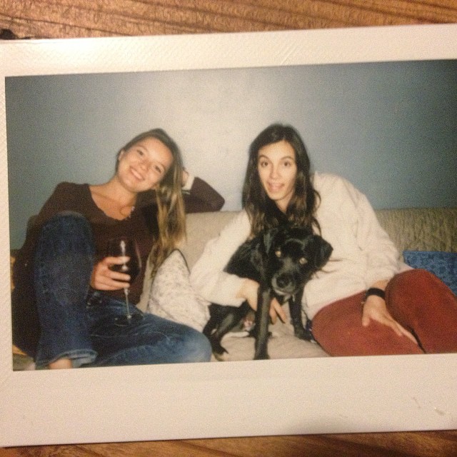 I got myself another sister as of two weeks ago! (also, she and my brother are just too hip with these polaroids, but I'm rolling with it)