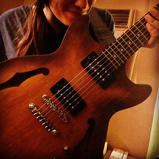 meet the newest member of the band! #ibanez #love