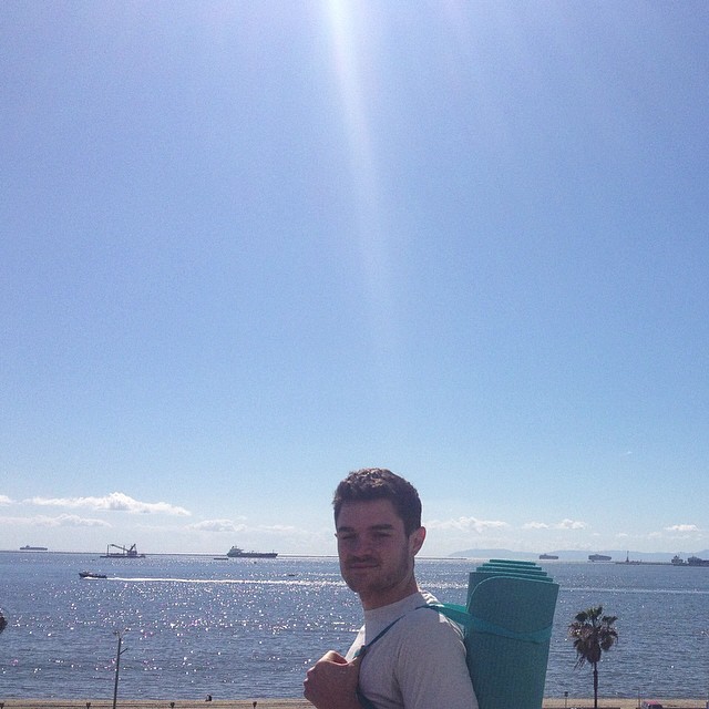 yoga on the bluffs with this cutie is my favorite!