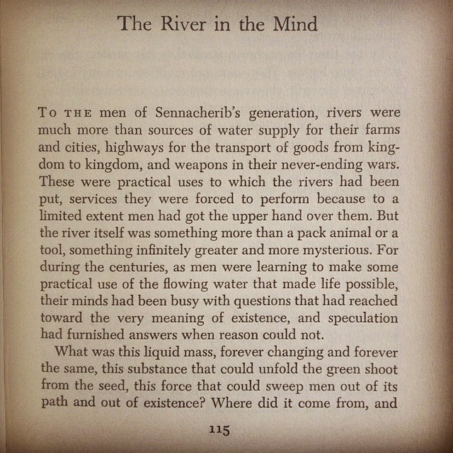 rivers, man, and myths
