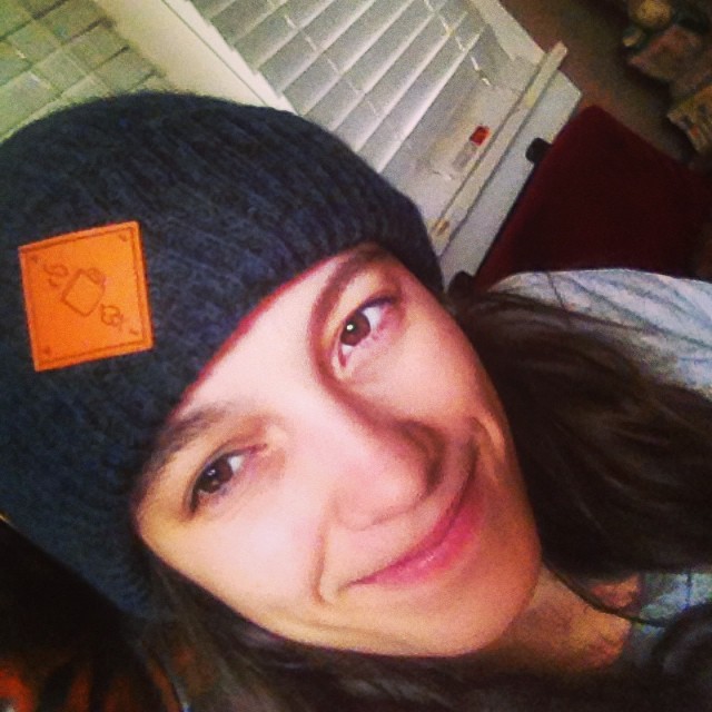 reppin my new beanie from my favorite donut makers in all the land, @thecaffeinatedkitchen! yes. follow them. and buy their donuts.