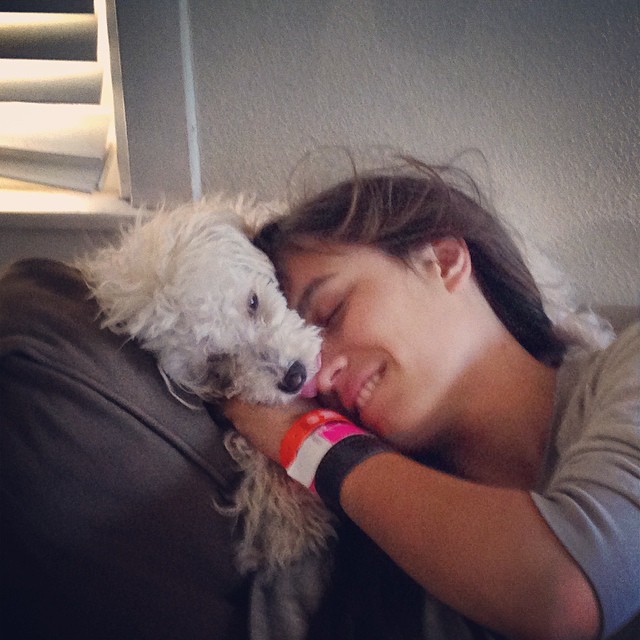 home from festivities and got to meet this loveface! :)