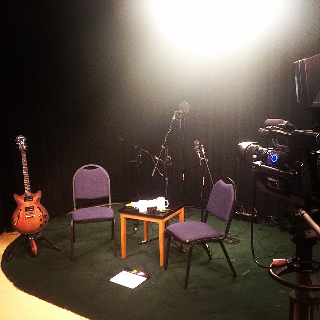 had such an awesome time filming for the next episode of Artist's Connection in Davis this morning! so great to talk about art education and sing a tune of mine! #davismediaaccess #arteducation #davis #kdrt