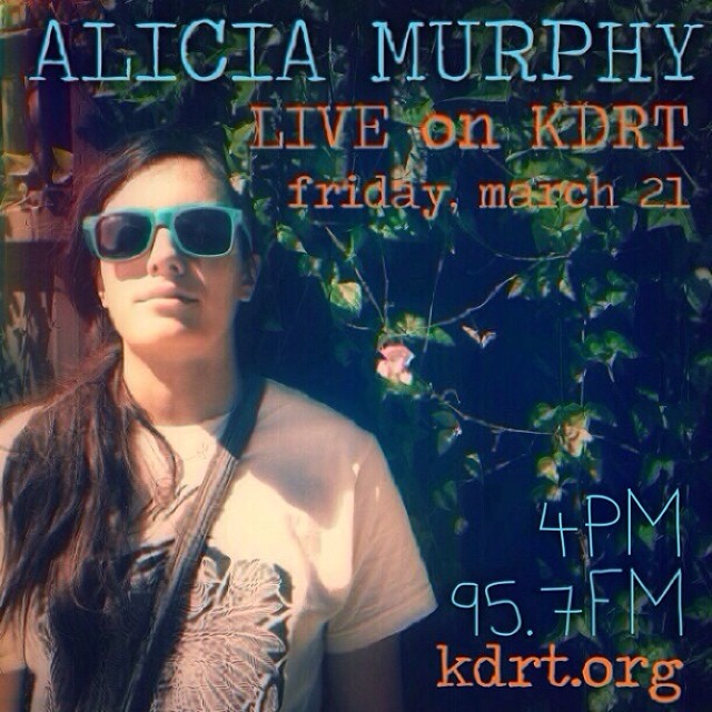 playing live tmrw at 4 on KDRT's listening lyrics! tune in! 95.7 FM! kdrt.org! #davis #kdrt
