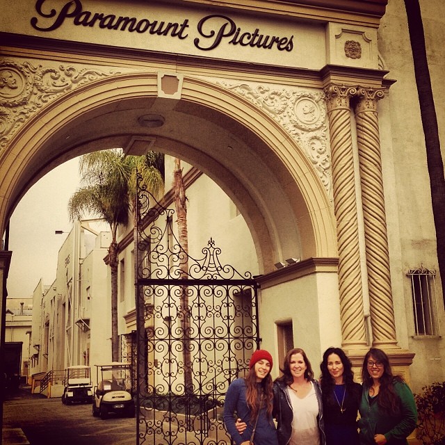 a lovely afternoon hanging with @jschills, @jessygreene, and @egersis :) #paramount