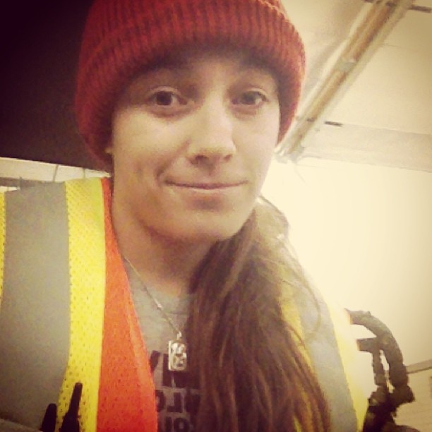 good morning! here's my shameless 6am work selfie #yep