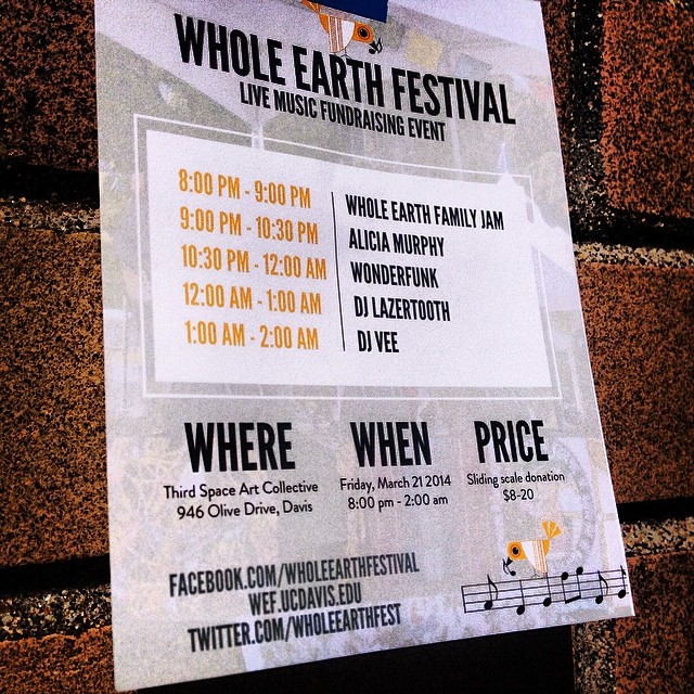 if you are in davis or sac you should most definitely come to this on Friday! yay whole earth festival! #davis #streetflyersrule