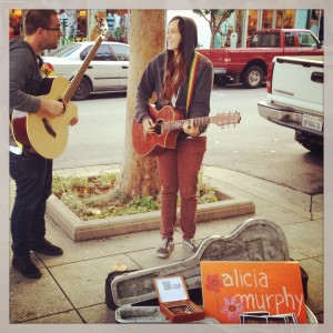 santa cruz, busking, alicia murphy, tour